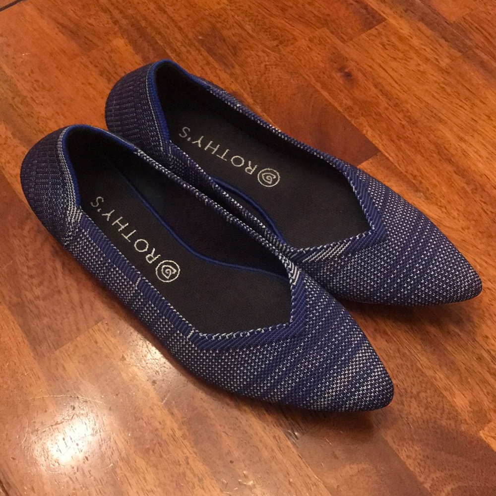 Rothy’s Blue Birdseye point RETIRED